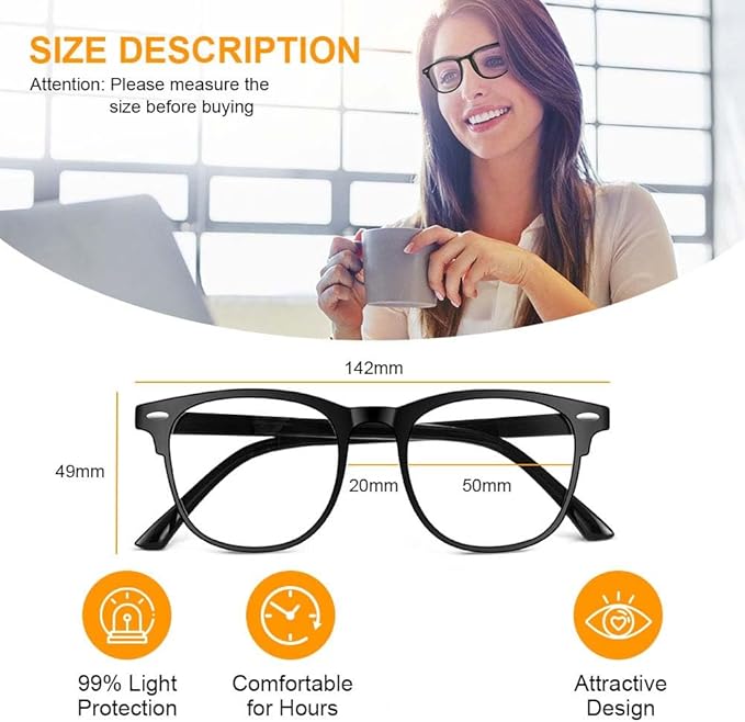 🕶️ Gafas con Filtro de Luz Azul – Protección y Estilo en tu Día a Día